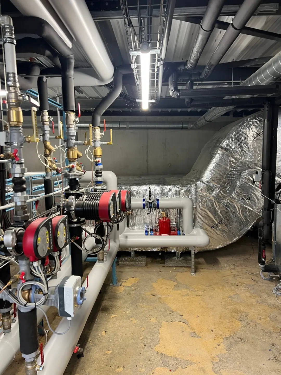 Calorifugeage réseau hydraulique et aéraulique – Chaufferie et toiture Saint-Leu-la-Forêt (95)